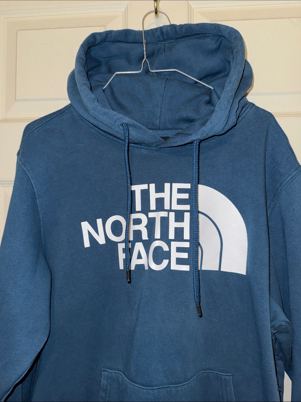 The North Face Men's Blue Logo Crewneck Hoodie - Picture 2 of 5